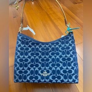 Coach Laurel Shoulder Bag In Signature Denim